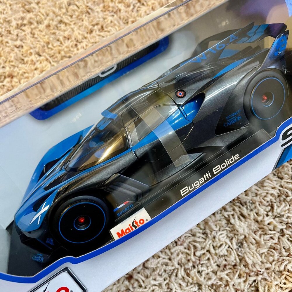 Bugatti Bolide Blue 1:18 Special Edition Diecast Model Car by Maisto (New)